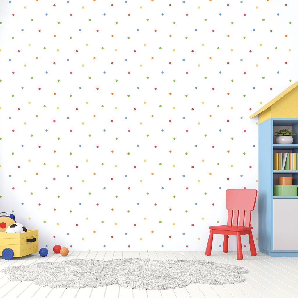 Galerie Dots Multi-coloured Wallpaper