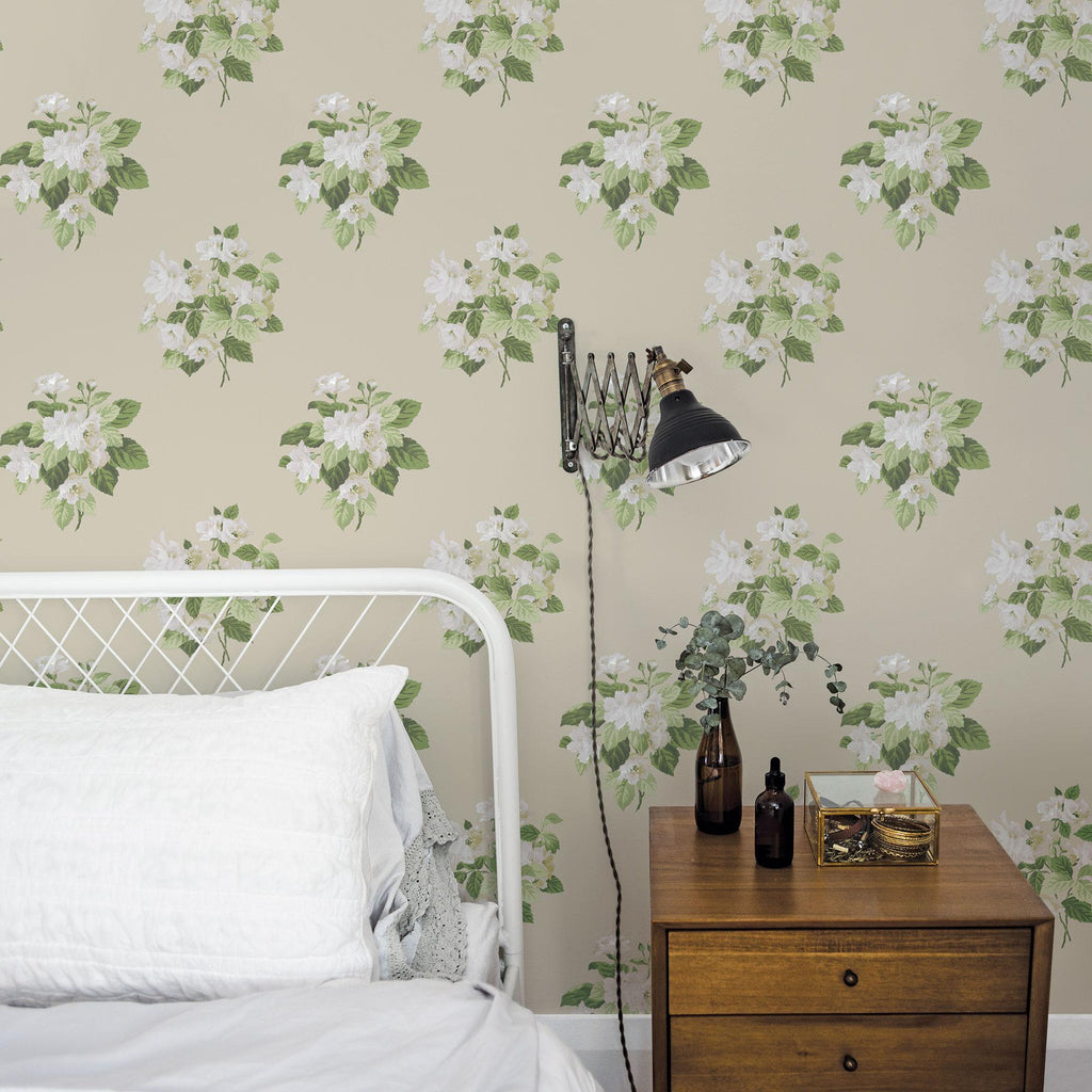 Galerie Classic Bouquet Green Wallpaper