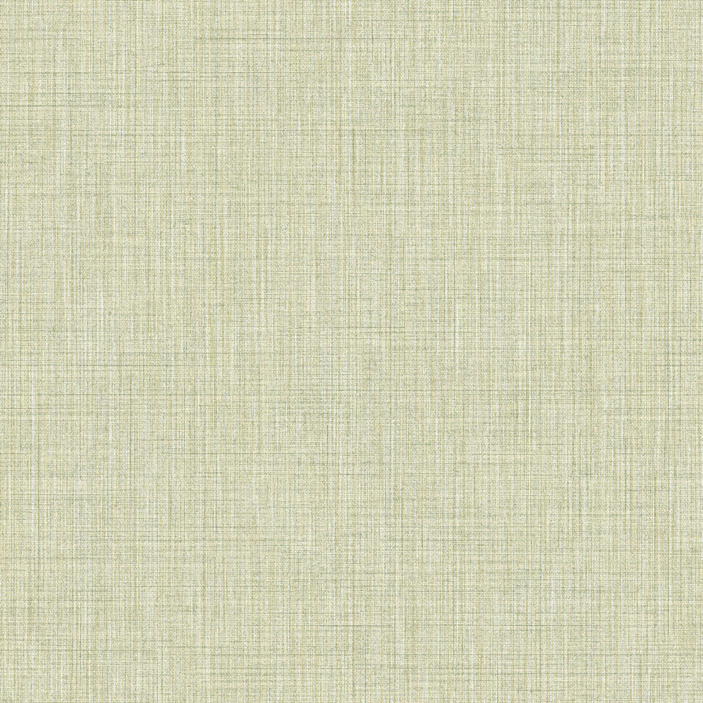 Galerie Woven Texture Green Wallpaper