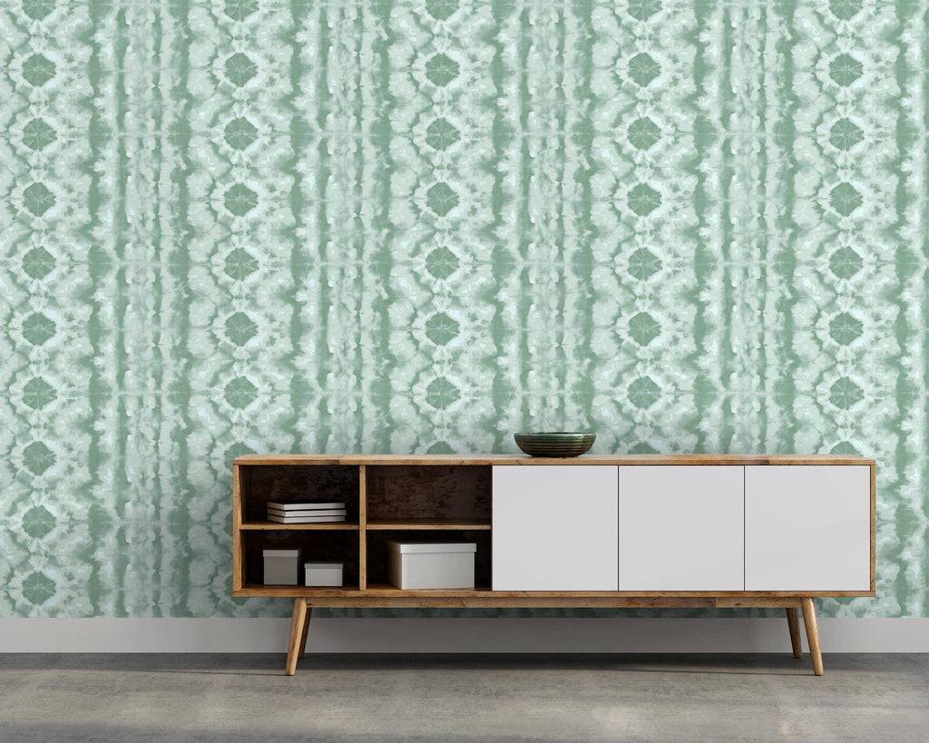 Galerie Batik Green Wallpaper