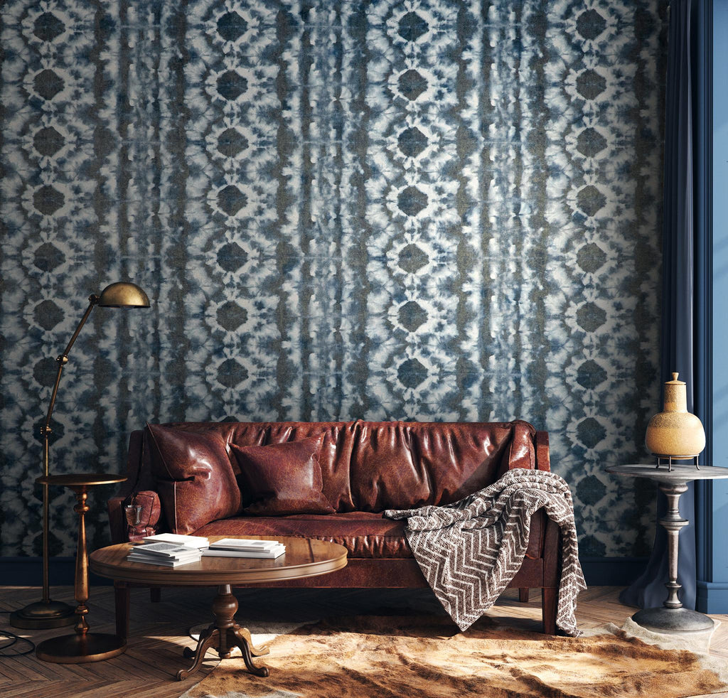 Galerie Batik Blue Wallpaper