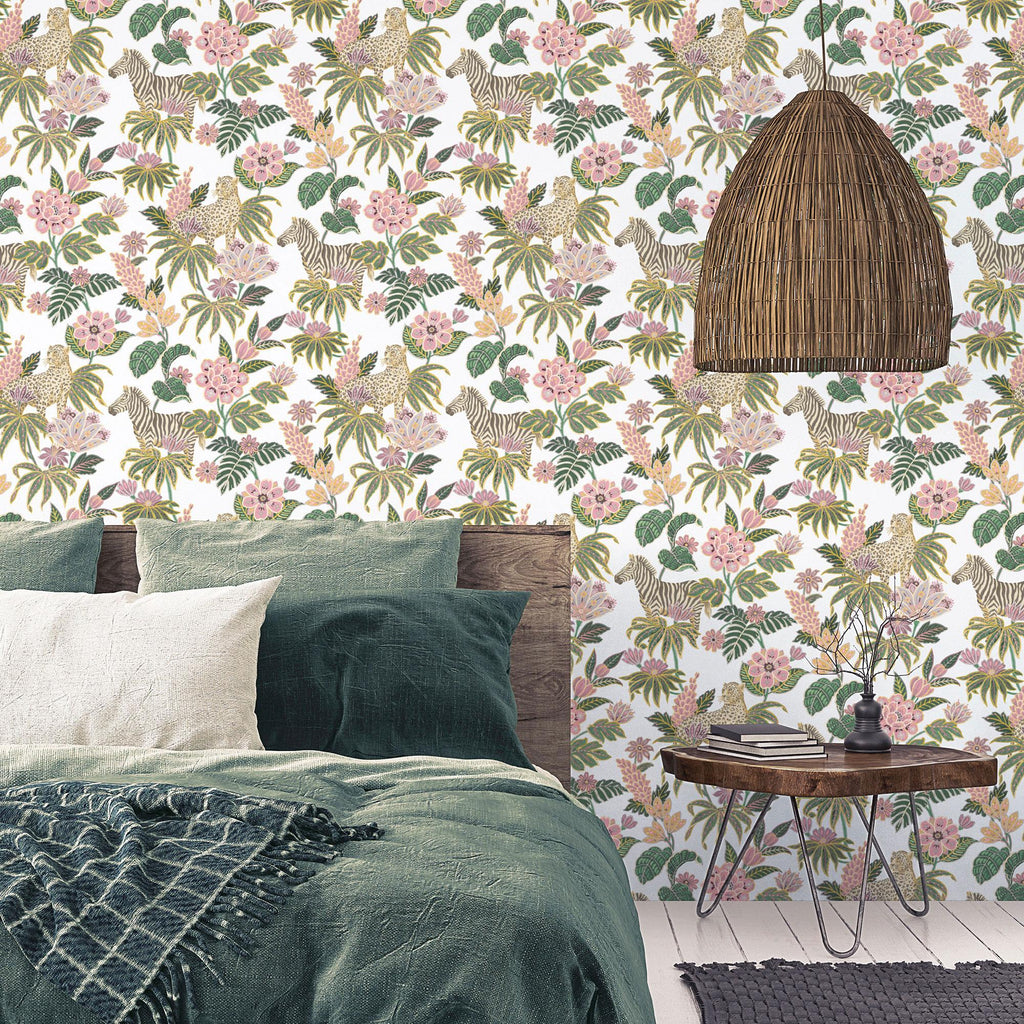 Galerie Into the Wild Pink Wallpaper