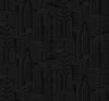 Seabrook City Skyline Cosmic Black Wallpaper