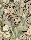 Seabrook Blossoming Birds Sage & Ash Brown Wallpaper