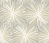 Seabrook Hex Starburst Grey & Metallic Gold Wallpaper