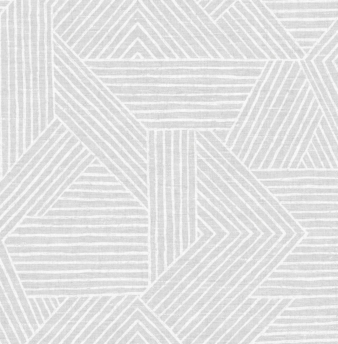 Seabrook Etched Geometric Salt Glaze Wallpaper – DecoratorsBest