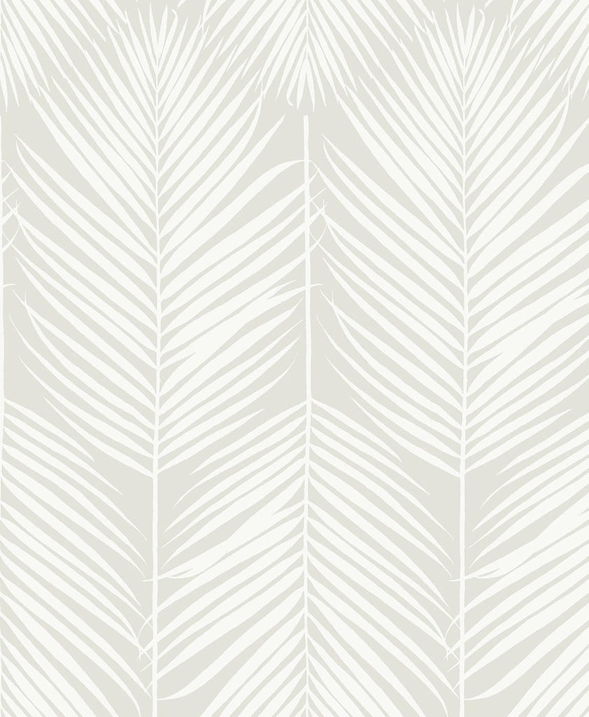 Seabrook Athena Palm Beige Wallpaper