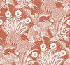 Seabrook Suvi Palm Grove Coral Glow Wallpaper