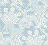 Seabrook Suvi Palm Grove Sky Blue Wallpaper