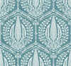 Seabrook Cyrus Harvest Mediterranean Blue Wallpaper