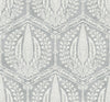 Seabrook Cyrus Harvest Horizon Grey Wallpaper