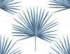 Seabrook Pacific Palm Coastal Blue Wallpaper