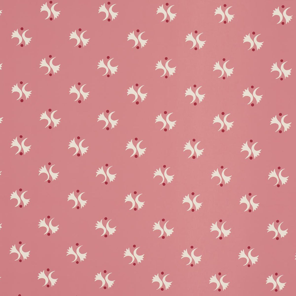 Schumacher Lavigne Rouge Wallpaper