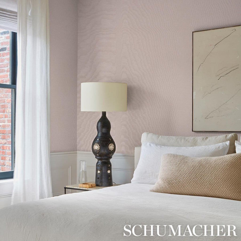 Schumacher Moir Wallcovering Dove Wallpaper