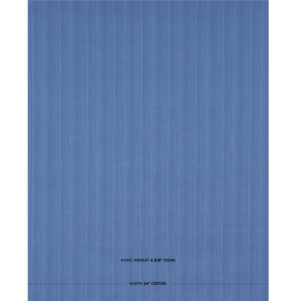 Schumacher Gracie Solid Stri Cobalt Fabric