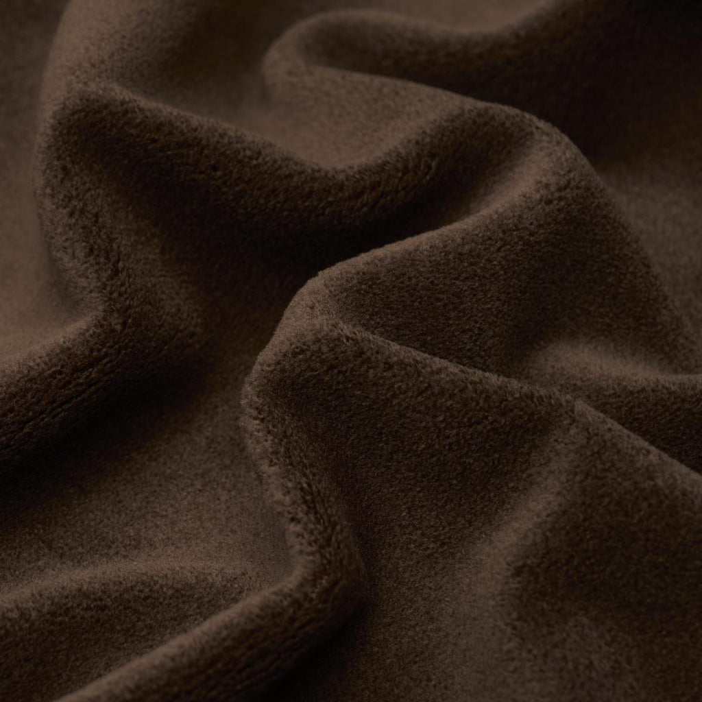 Schumacher Hermine Virgin Wool Chocolate Fabric