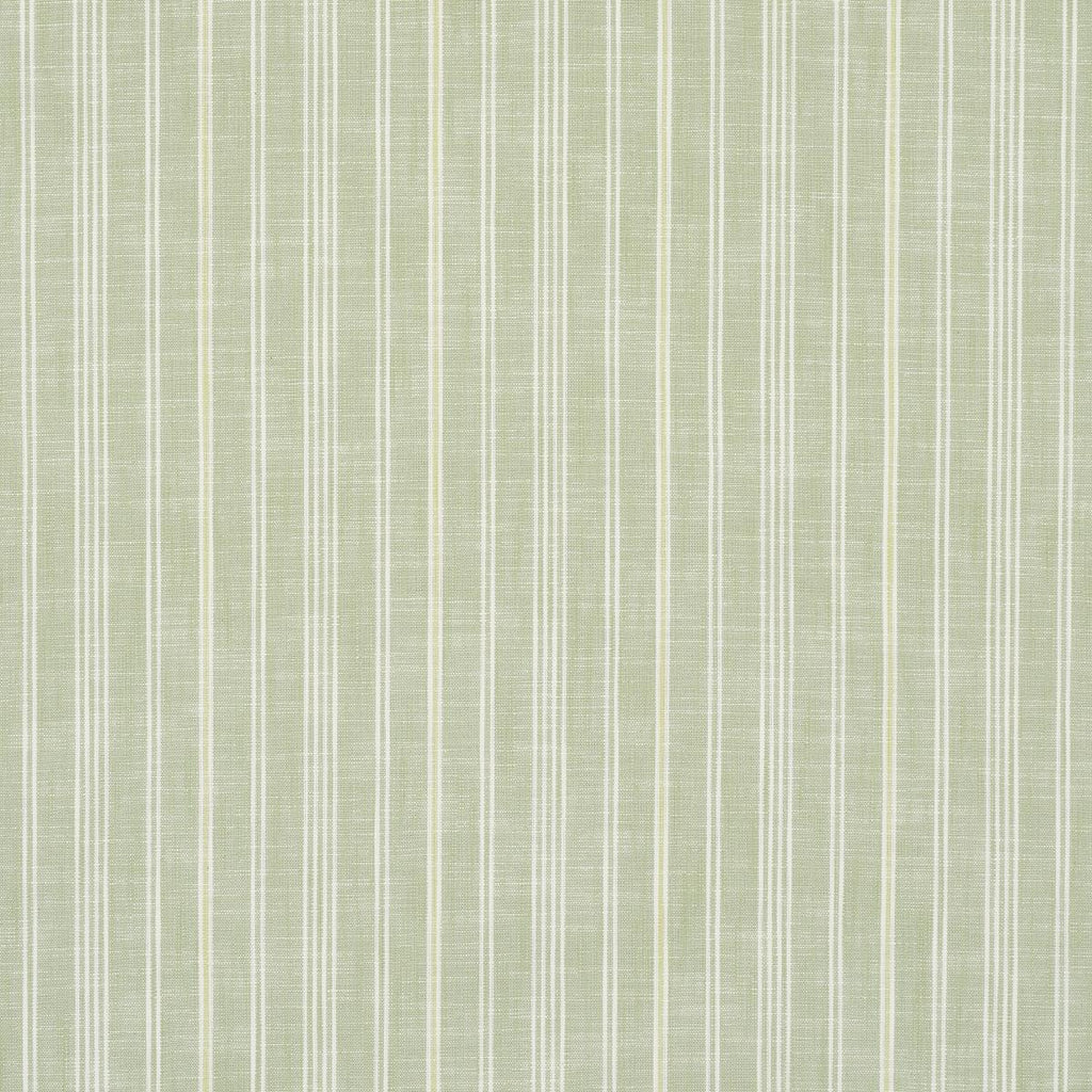 Schumacher Lucy Stripe Leaf Green Fabric