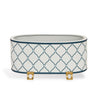 Williamsburg Deane Blue/Cream Planter