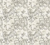 Roommates Orly Tigers White Wallpaper