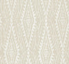 Roommates Rousseau Paperweave Beige Wallpaper