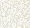 Roommates Camille Blossom Beige Wallpaper