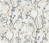 Roommates Avril Chinoiserie Blue Wallpaper