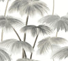 Roommates Plein Air Palms Grey Wallpaper