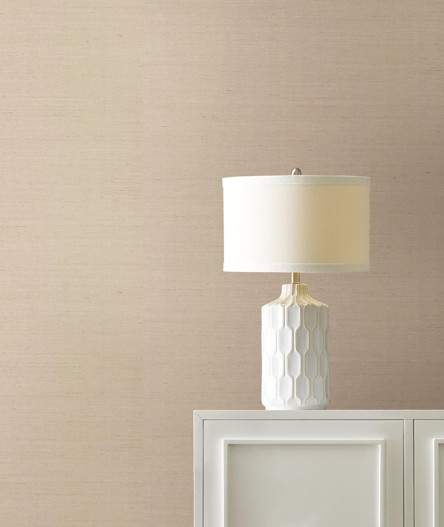 Ronald Redding Maguey Sisal Taupe Grey Wallpaper