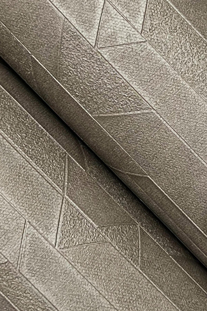 York Wallcoverings Verge Aged Bronze Brown Wallpaper