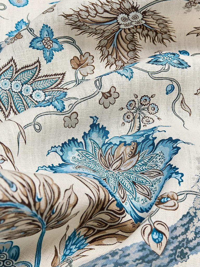 Scalamandre Fleurs Tropicales Water'S Edge Fabric