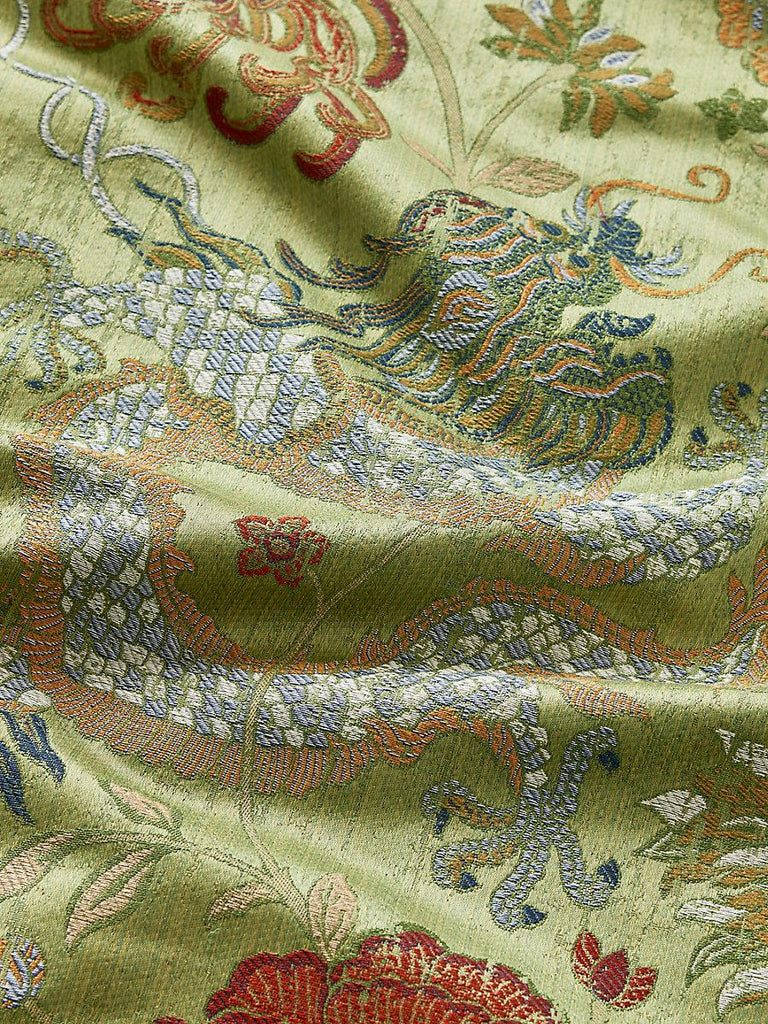 Scalamandre Dragon Tableau Winter Rose Fabric