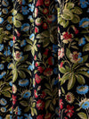 Scalamandre Millefleur Velvet Jet Meadow Upholstery Fabric