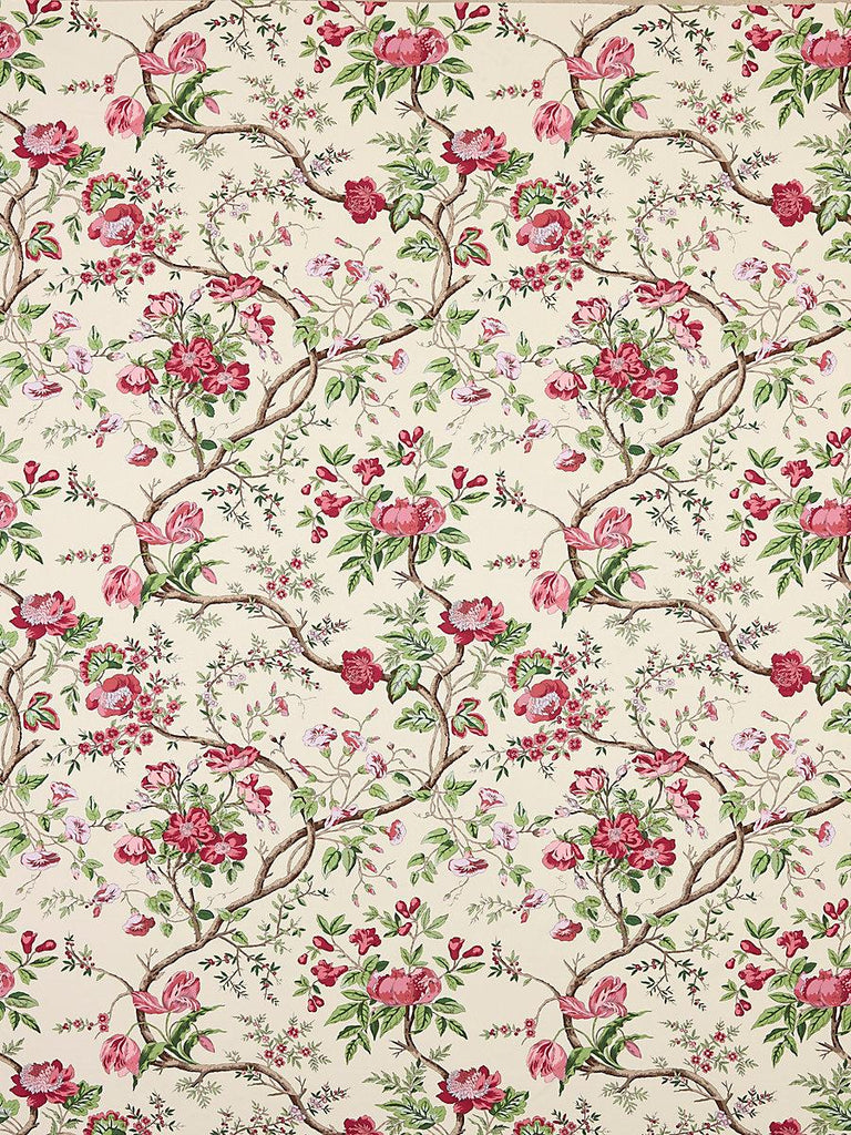 Scalamandre Persephone Print Heirloom Rose Fabric