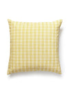 Scalamandre Check Please Outdoor 22 X 22 - Goldenrod Pillow