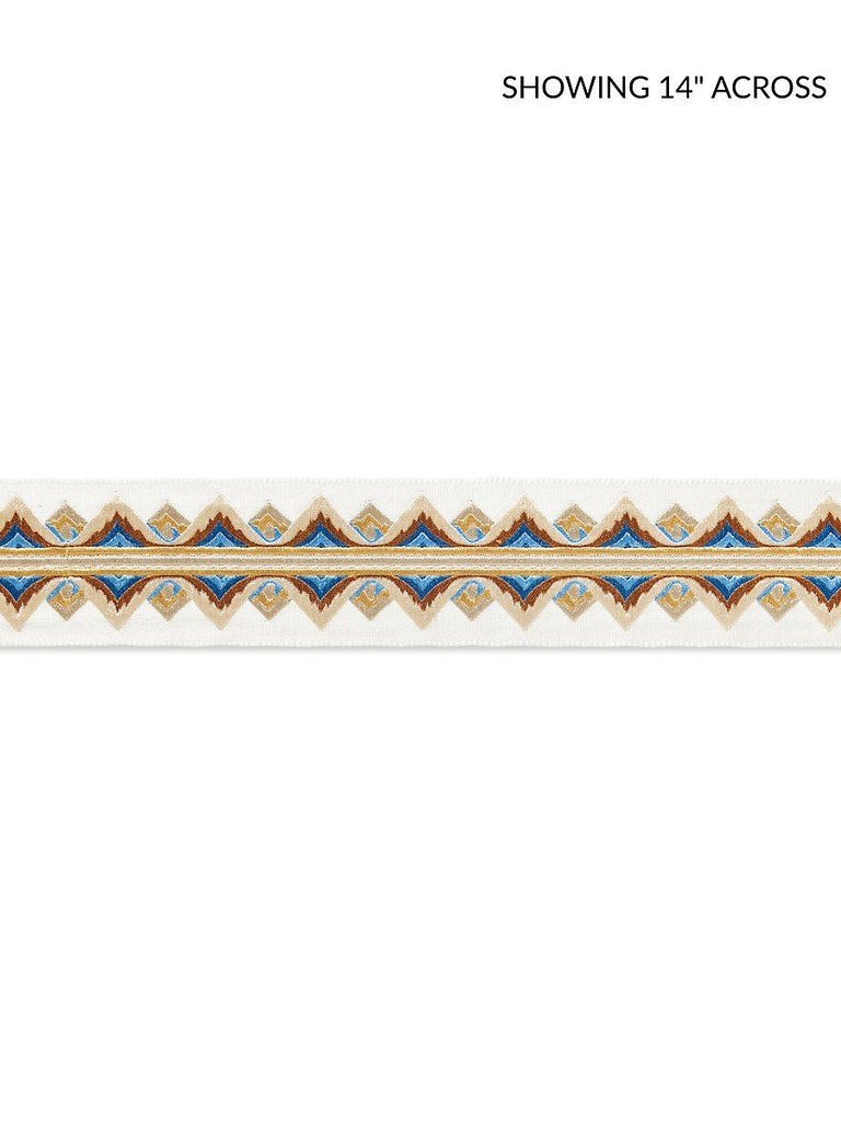 Scalamandre Flamme Embroidered Tape Autumn Trim