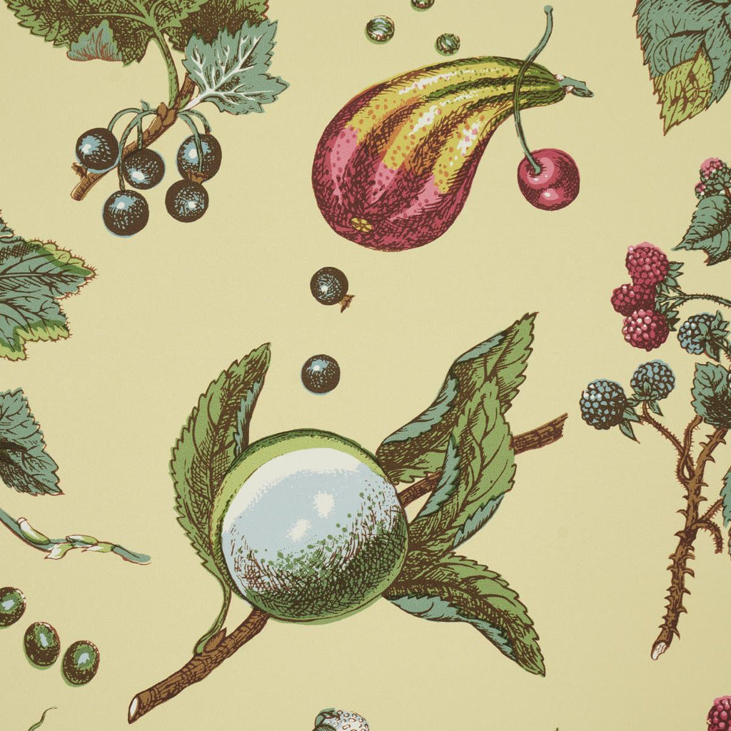 Schumacher Berry Grove Butter Wallpaper