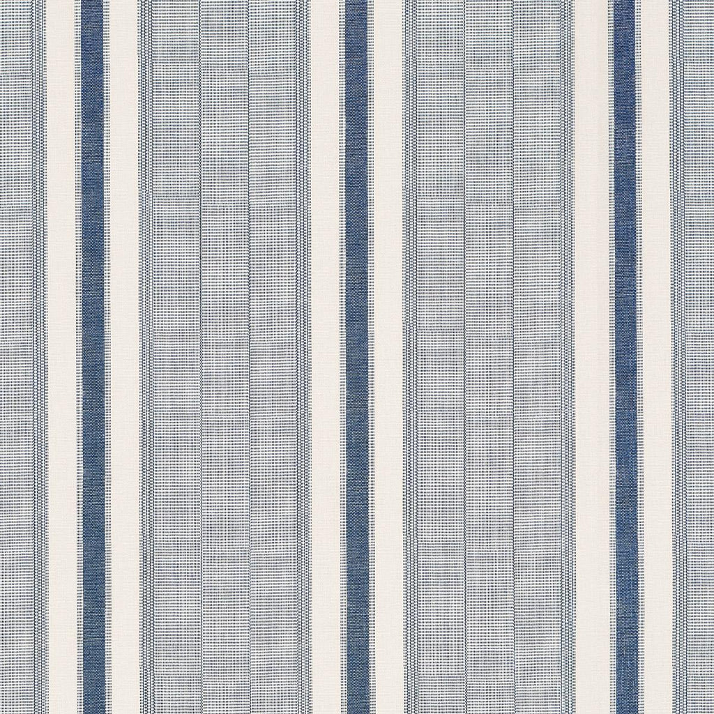 Schumacher Ipala Stripe Ocean Wallpaper