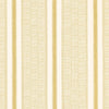 Schumacher Ipala Stripe Vinyl Ochre Wallpaper