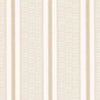 Schumacher Ipala Stripe Vinyl Bisque Wallpaper