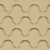 Schumacher Scallop Embroidery Sesame Fabric