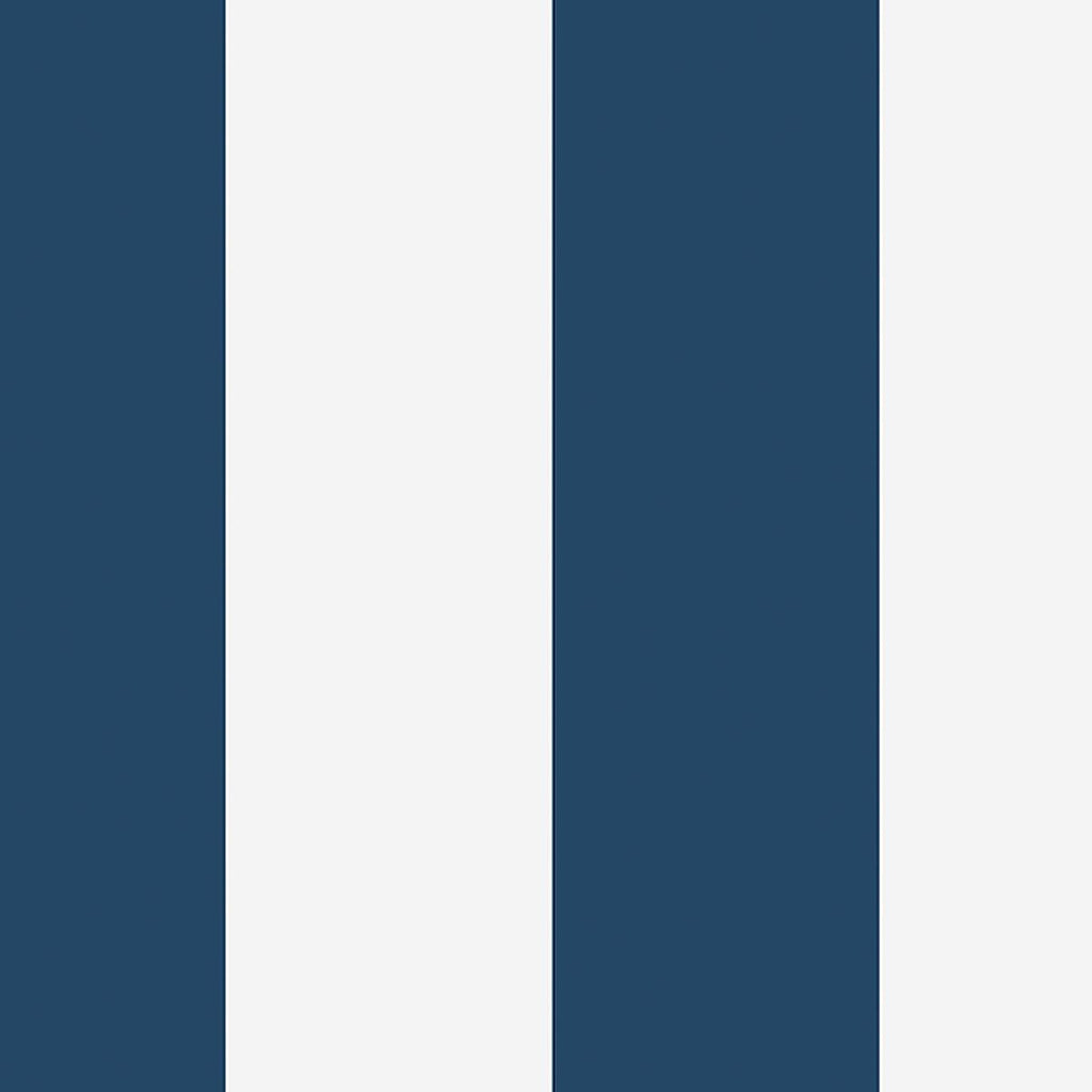 Borastapeter Orust Stripe Navy Wallpaper