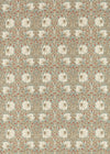 Morris & Co Pimpernel Linen/Coral Fabric