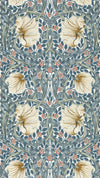 Morris & Co Pimpernel Woad/Coral Wallpaper