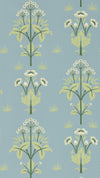 Morris & Co Meadow Sweet Mineral Blue Wallpaper