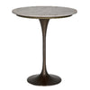 Noir Joni Bar Table Aged Brass