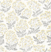 A-Street Prints Equinox Flowers Yellow Wallpaper