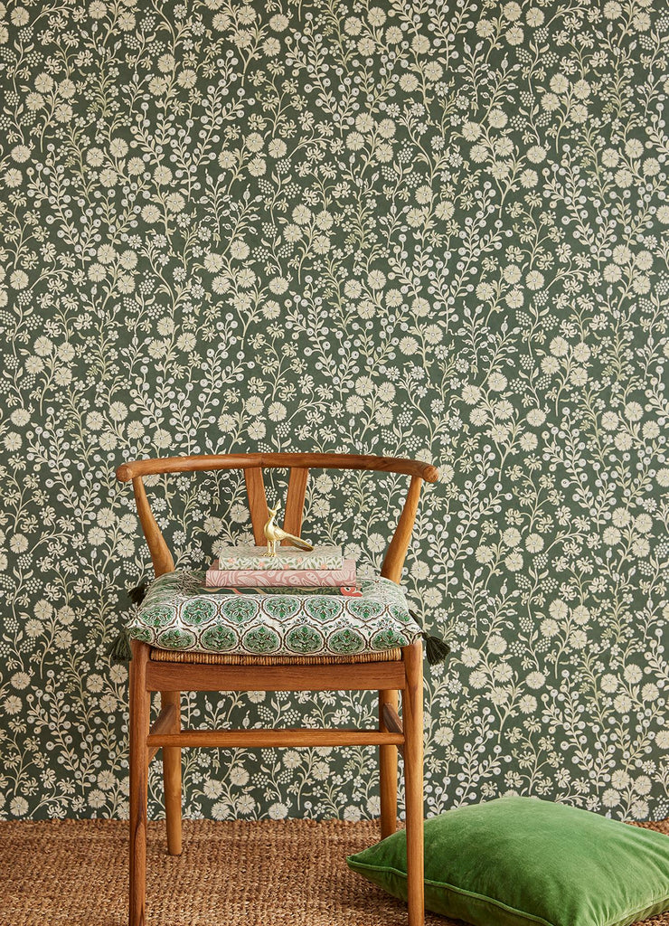 Brewster Home Fashions Liana Evergreen Trail Wallpaper