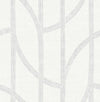 A-Street Prints Stripes Silver Wallpaper