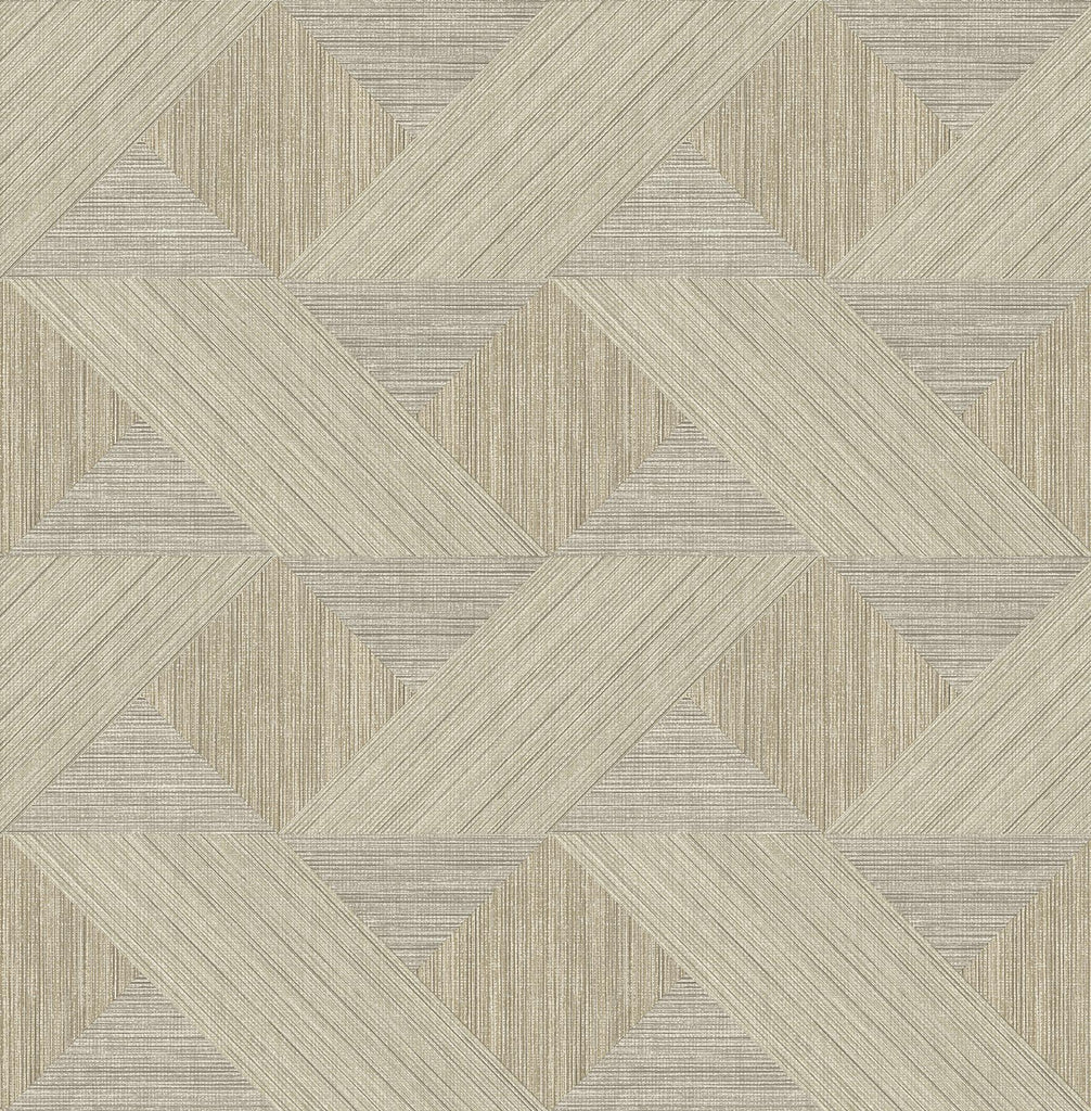 A-Street Prints Geometrics Coffee Wallpaper