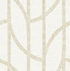 A-Street Prints Stripes Gold Wallpaper